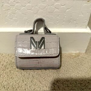 Gray Leather Micro Marcell Von Berlin Purse